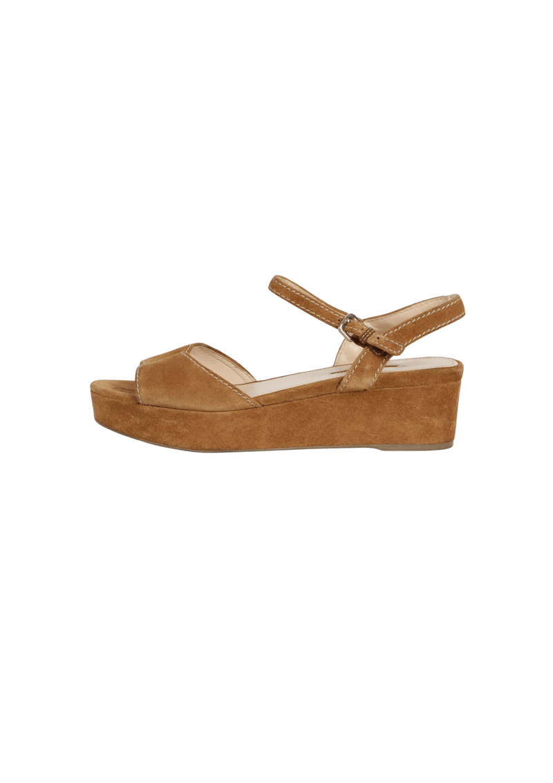 SUEDE SANDALS 38.5