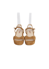 SUEDE SANDALS 38.5