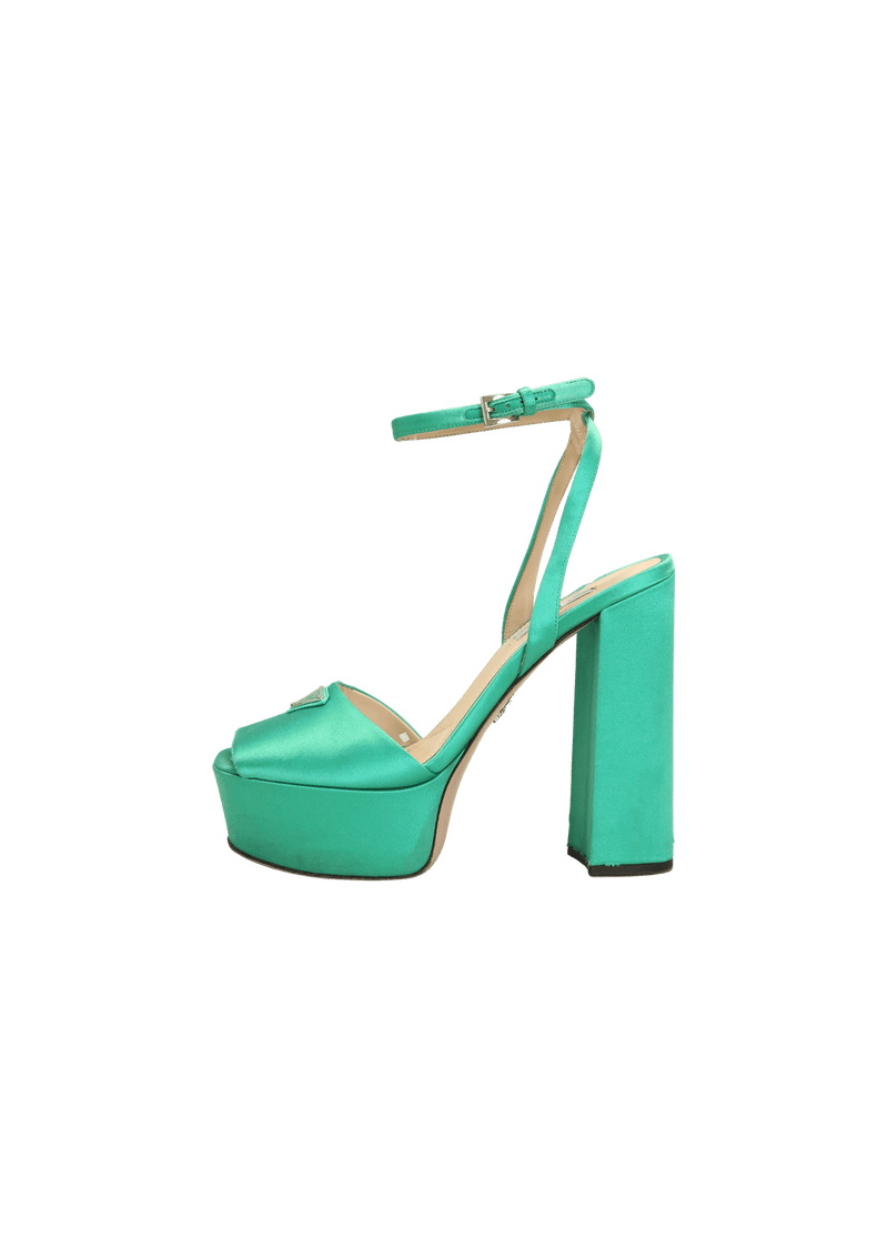 Prada Satin platform sandals