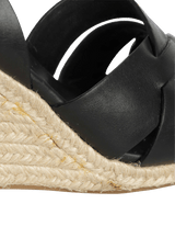 LEATHER ESPADRILLES 38