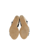 LEATHER ESPADRILLES 38