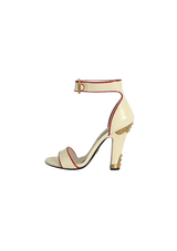 PATENT LEATHER SANDALS 36.5