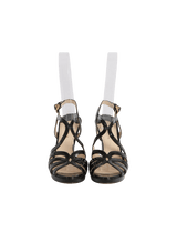 PATENT LEATHER SANDALS 35