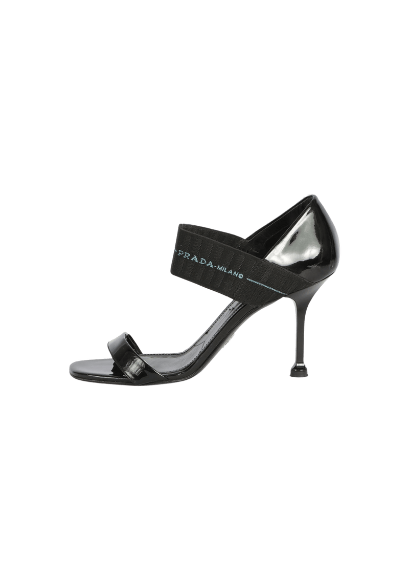 PATENT LEATHER SANDALS 37