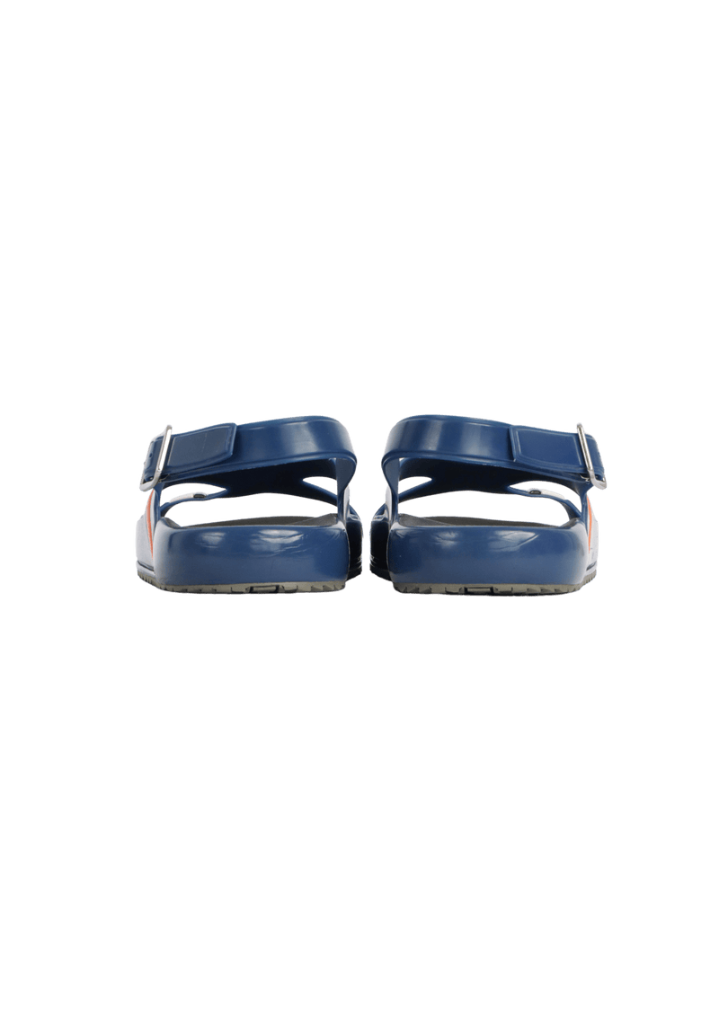 RUBBER SLINGBACK SANDALS 38