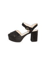 SUEDE SANDALS 36.5