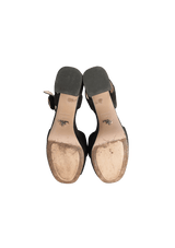 SUEDE SANDALS 36.5