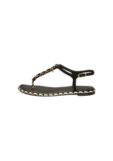 CC CHAIN THONG SANDALS 36