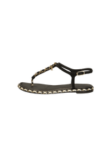 CC CHAIN THONG SANDALS 36