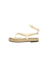 CHAIN CC THONG ESPADRILLE SANDALS 36