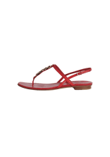 WEB FLAT SANDALS 38.5