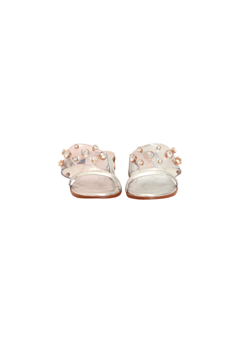 DINA GEM SLIDE SANDALS 35.5