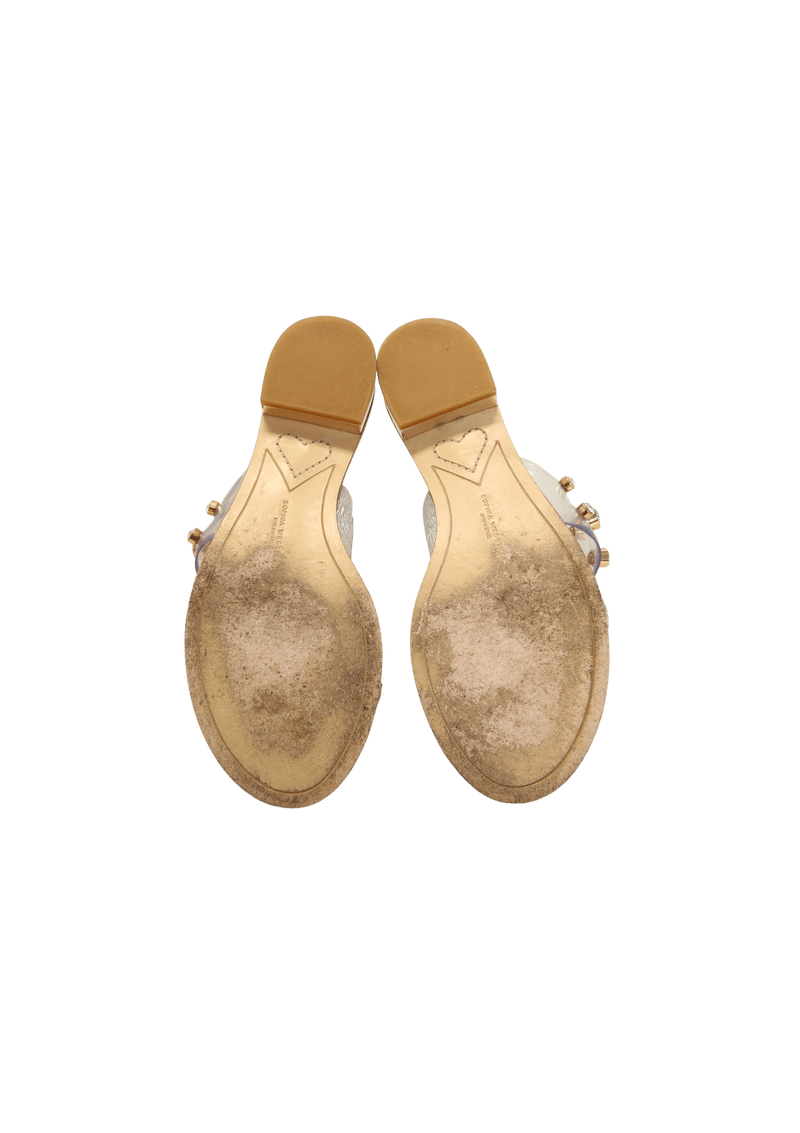 DINA GEM SLIDE SANDALS 35.5