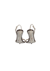 CRYSTAL SLINGBACK SANDALS 39.5