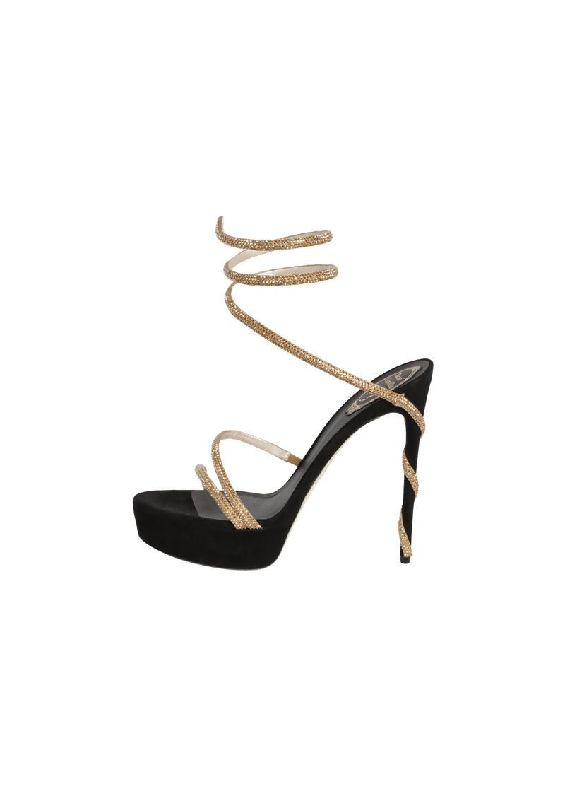 MARGOT CRYSTAL SANDALS 39