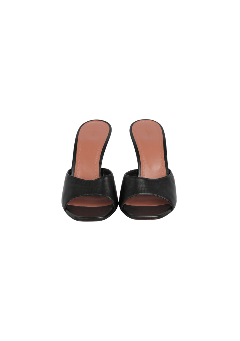 LEATHER MULES 36.5