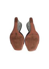 LEATHER MULES 36.5
