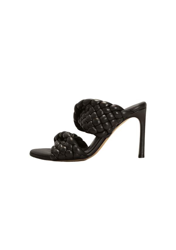 TWISTED PADDED INTRECCIATO THE CURVE MULES 37.5