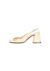BABY HORSEBIT SLINGBACK PUMPS 36