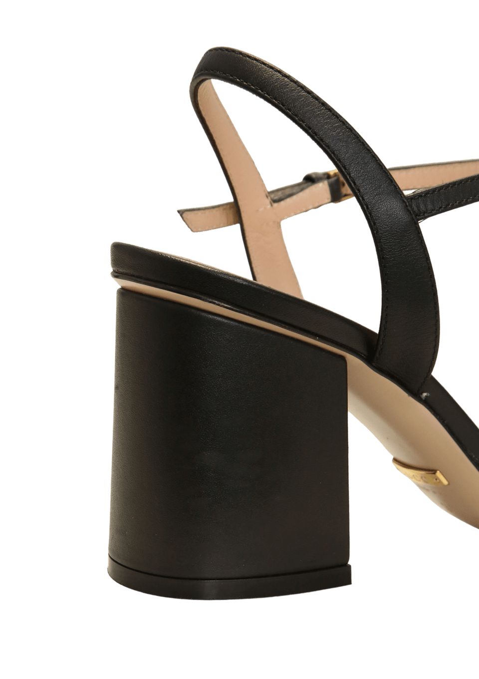 SANDÁLIA SALTO ALTO GUCCI GG LOGO SANDALS PRETO 35 ORIGINAL – Gringa