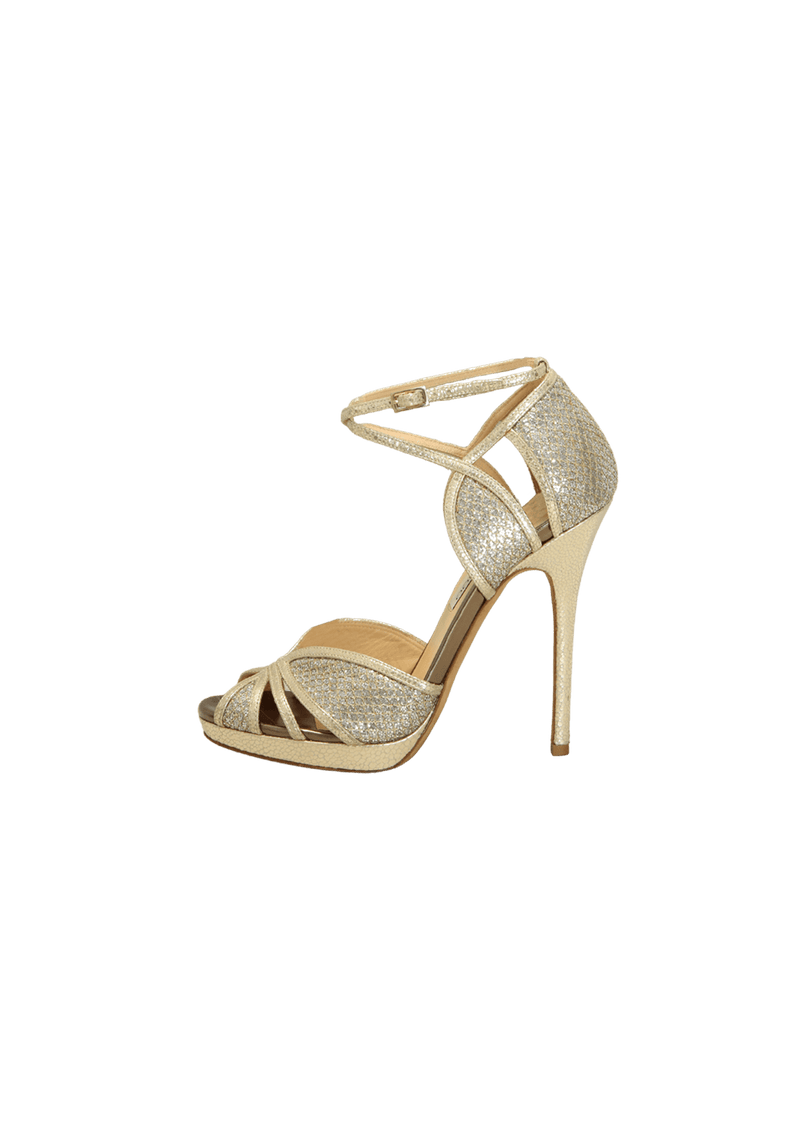 FAYME GLITTER SANDALS 36.5