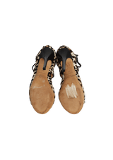 PONYHAIR SANDALS 34