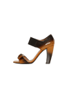 PATENT LEATHER BOW SANDALS 36