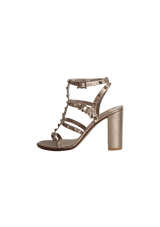 ROCKSTUD ANKLE STRAP SANDAL 90 MM  36