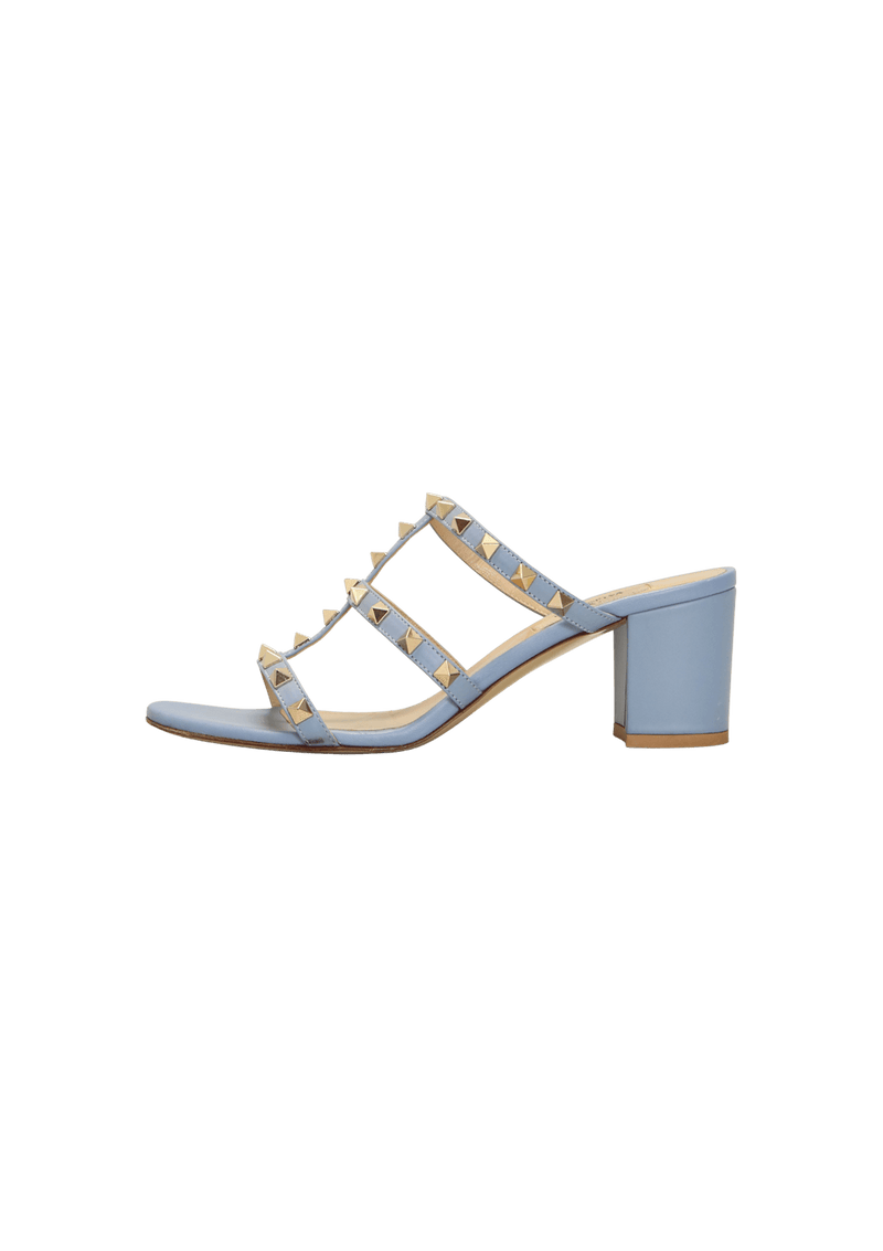 ROCKSTUD CAGED SLIDE SANDALS 36.5