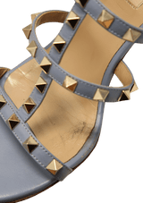 ROCKSTUD CAGED SLIDE SANDALS 36.5