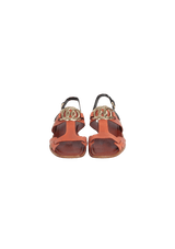 LEATHER SANDALS 38.5