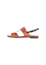 LEATHER SANDALS 38.5