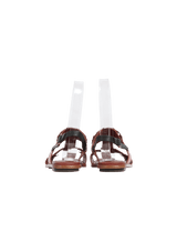 LEATHER SANDALS 38.5