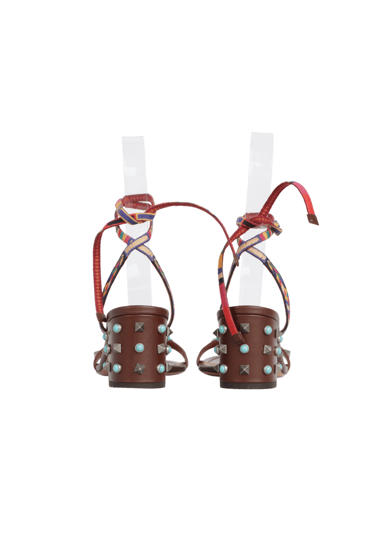 ROLLING ROCKSTUD SANDALS 37