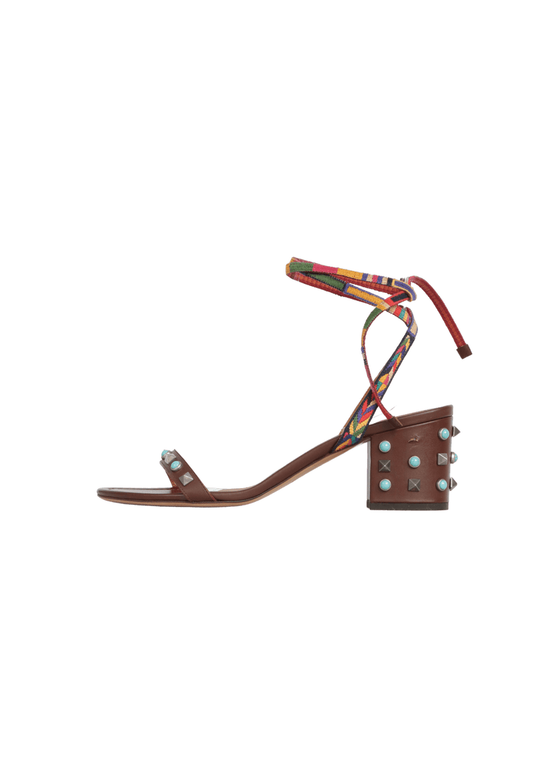 ROLLING ROCKSTUD SANDALS 37