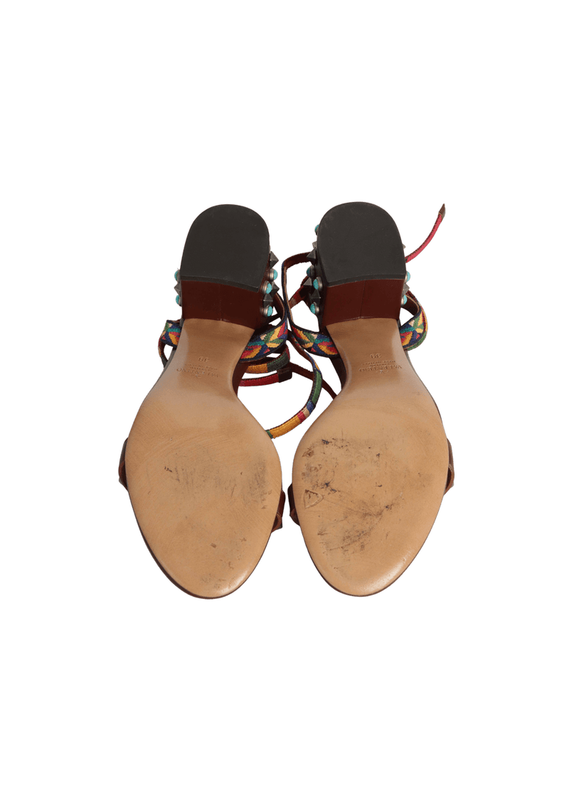 ROLLING ROCKSTUD SANDALS 37