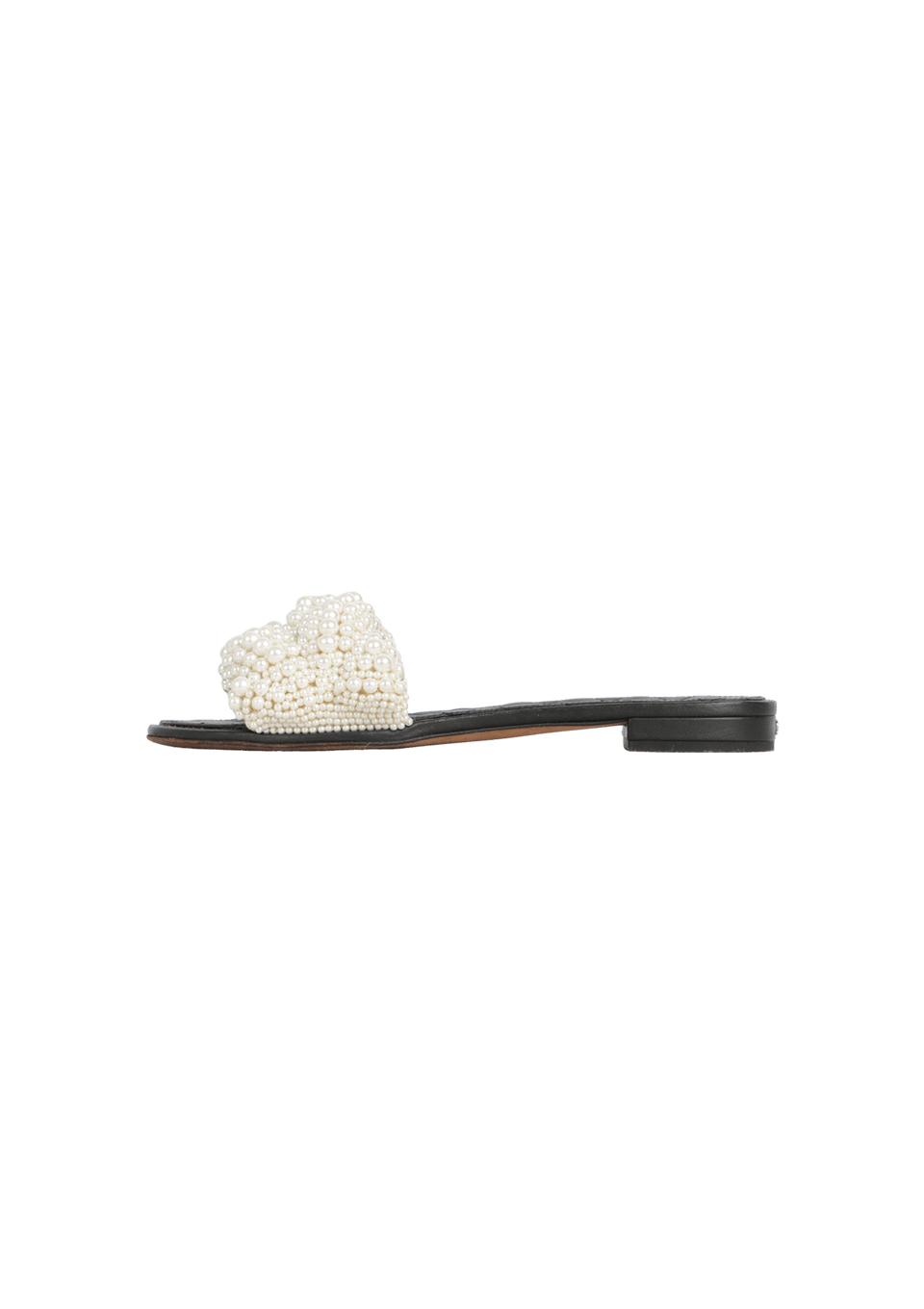 CALFSKIN PEARL CORD CC SLIDES 38