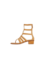 SUEDE GLADIATOR SANDALS 38