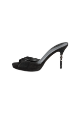 BAMBOO OPEN TOE MULES 37