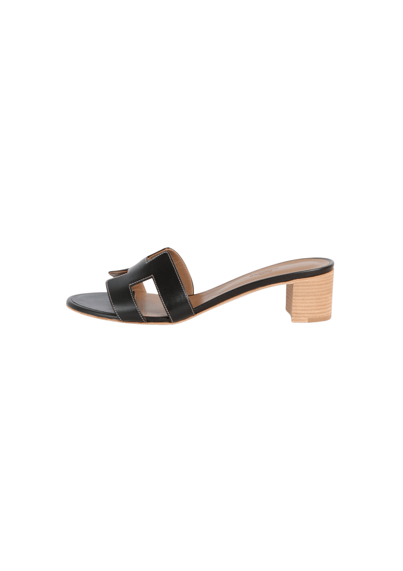 OASIS LEATHER SLIDES 40