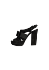 SUEDE BOW SANDALS 37.5