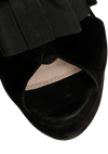 SUEDE BOW SANDALS 37.5