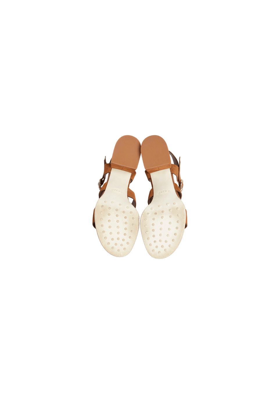 SUEDE SLINGBACK SANDALS 39