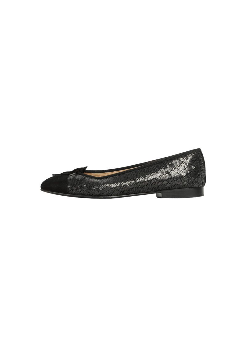 CC CAP TOE BALLET FLATS 35.5