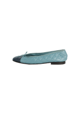 INTERLOCKING CC LOGO BALLET FLATS 39