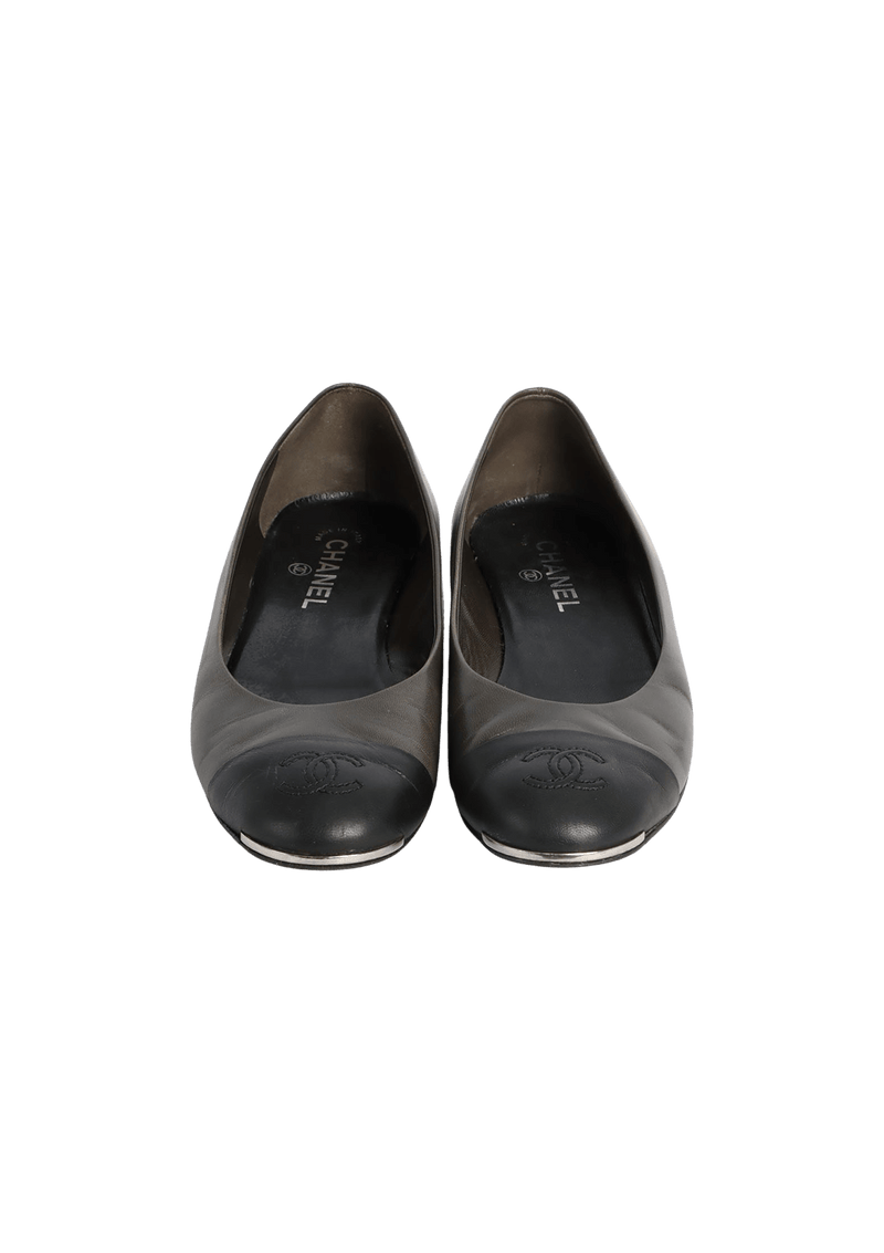 CC CAP-TOE BALLET FLATS 38.5