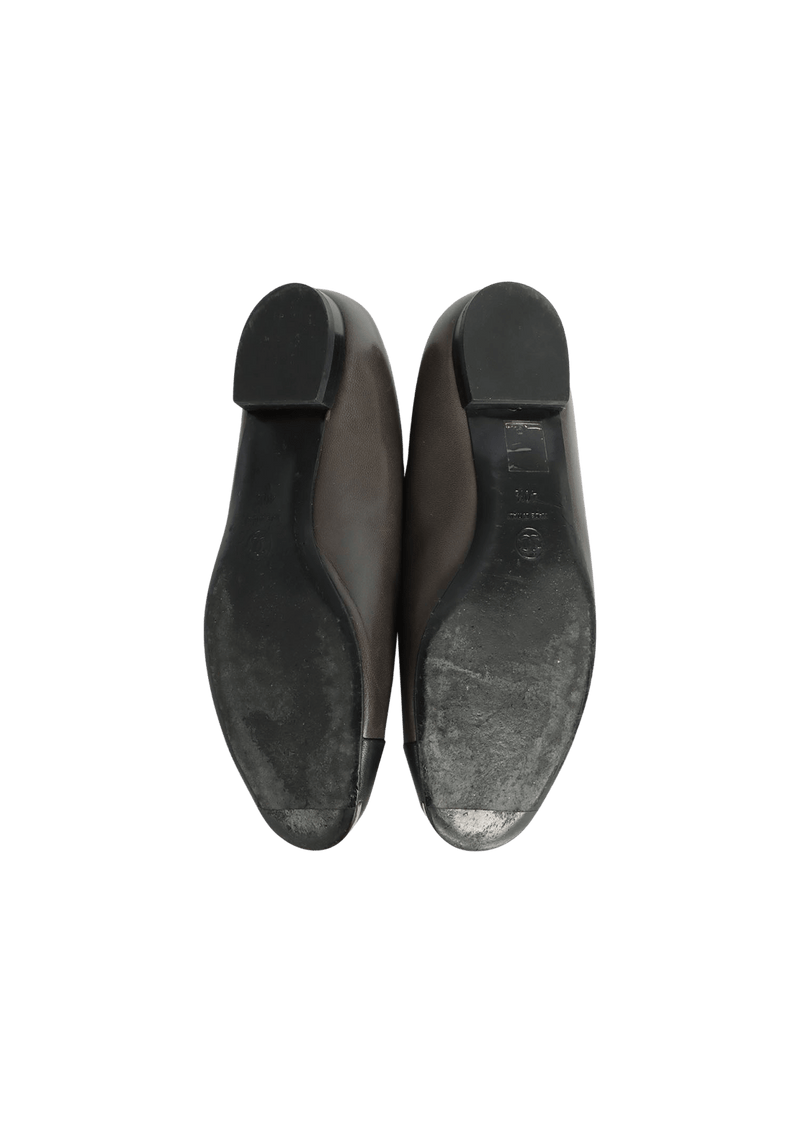 CC CAP-TOE BALLET FLATS 38.5