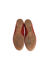 SUEDE BALLET FLATS 34