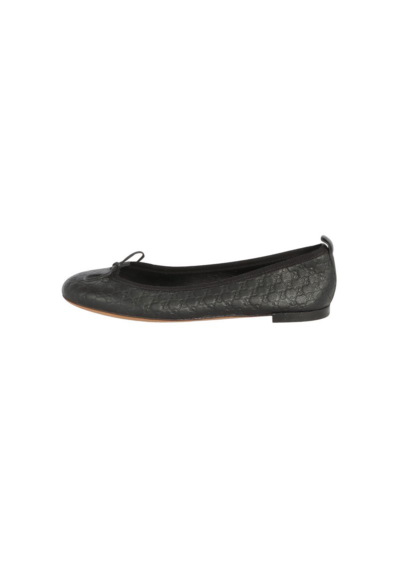 MICROGUCCISSIMA BALLET FLATS 36