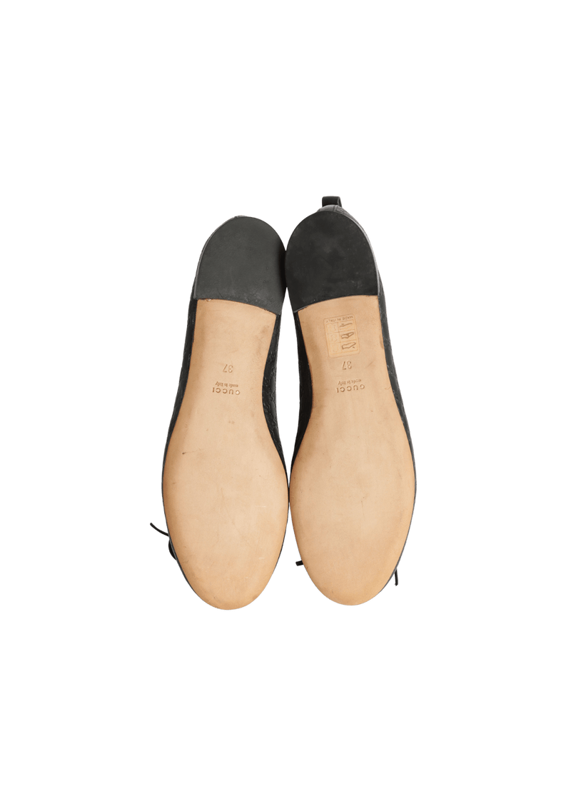 MICROGUCCISSIMA BALLET FLATS 36